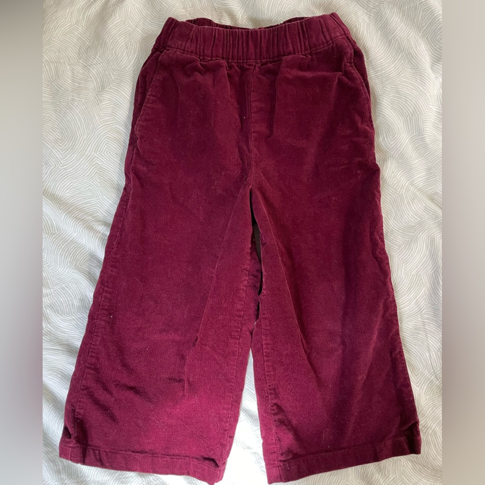 Tea Collection size 6 corduroy wide leg pants